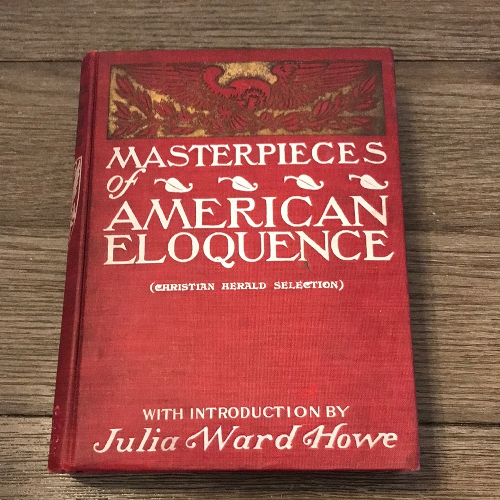 Antiquarian book Masterpieces of American Eloquence Christian Herald 1900